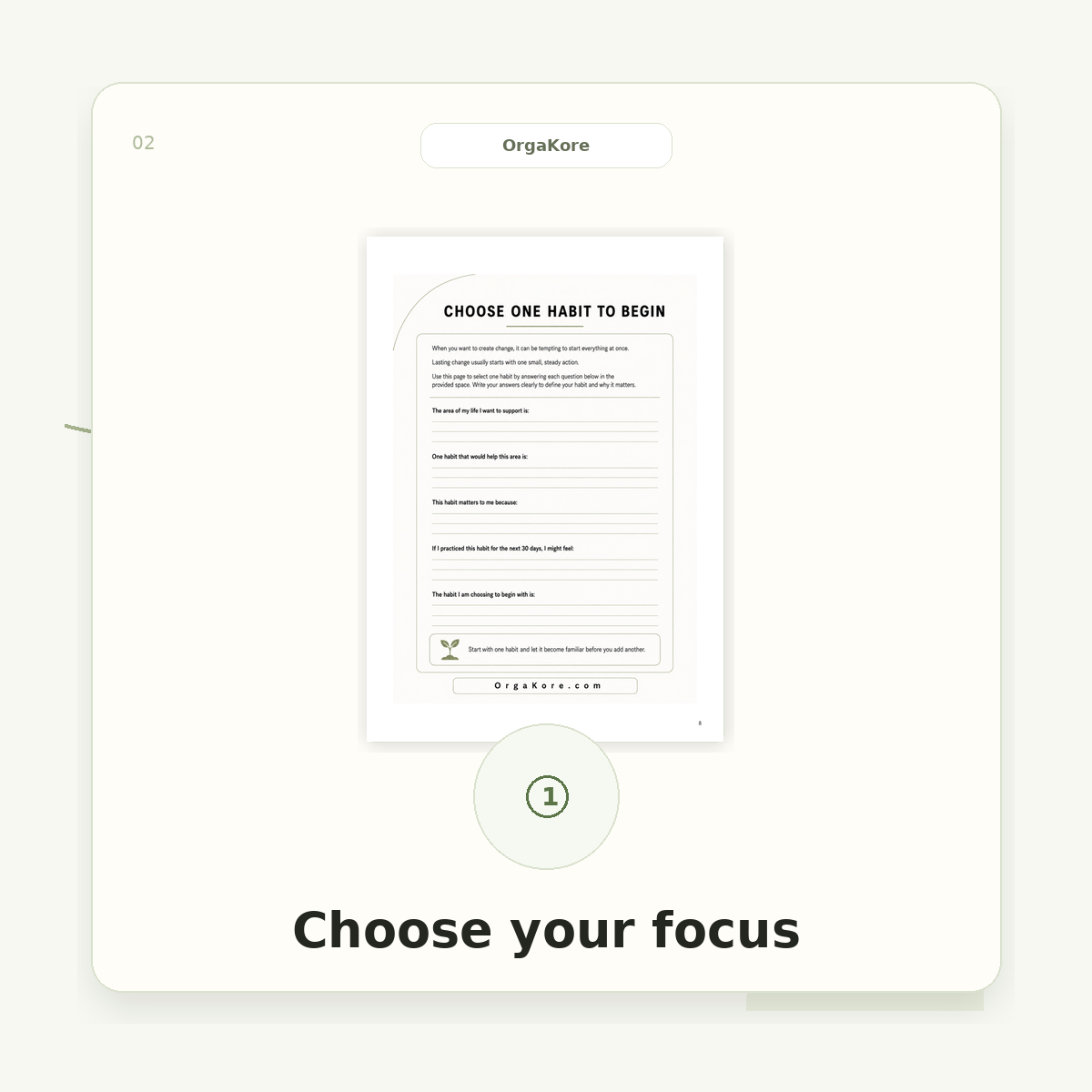 Habit Starter Kit