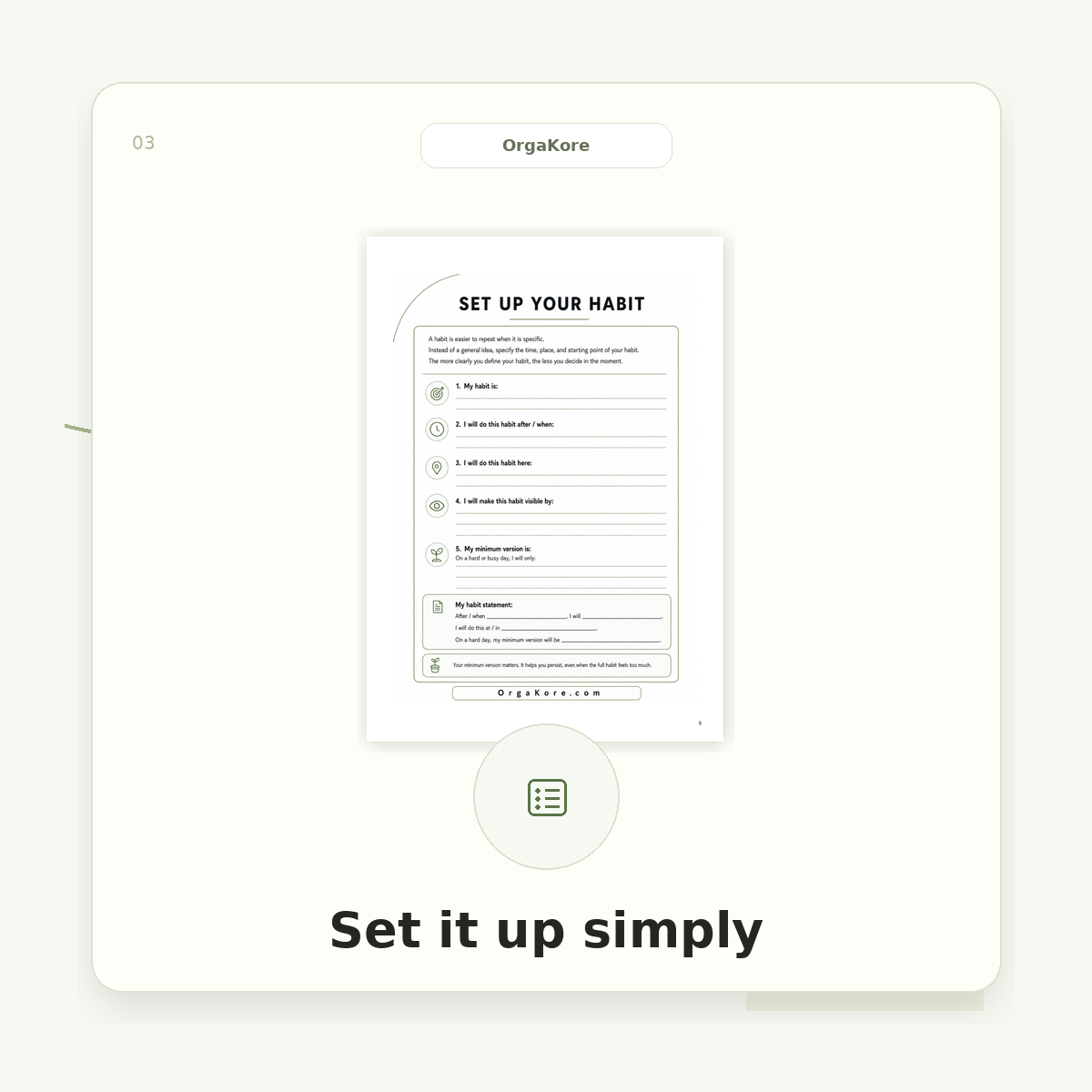 Habit Starter Kit